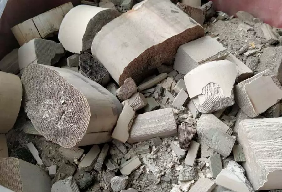 Mineração urbana: Cerâmica catalisador automotivo