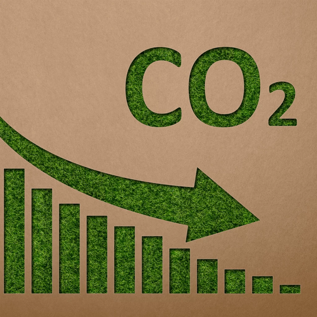 A destinação correta do REEE diminui a emissão de gases CO₂