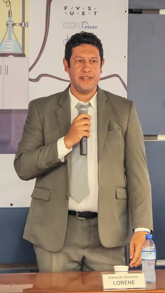 Eduardo Amorim, nosso Gerente de Laboratório, que representou a Lorene nas Olimpíada de Química do Estado de São Paulo
